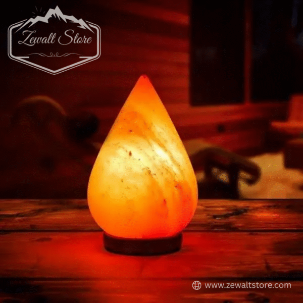 Drop-Shaped Pink Salt Lamp - Image 4