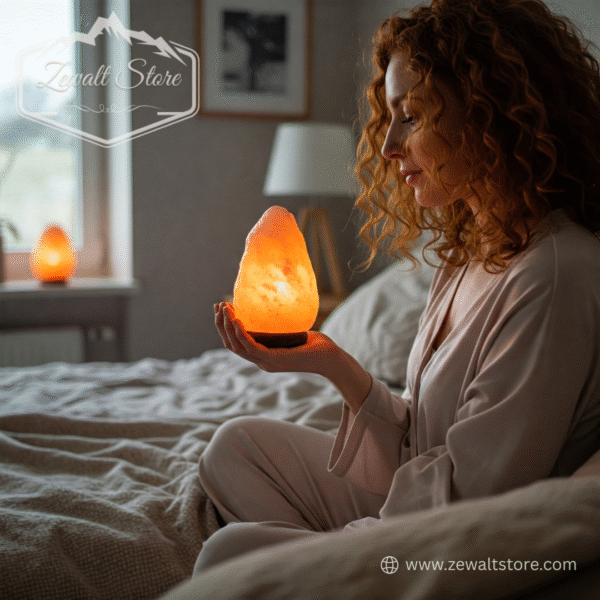 Drop-Shaped Pink Salt Lamp - Image 2