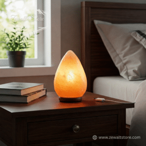 Drop-Shaped Pink Salt Lamp