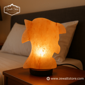 Fish Shaped Himalayan Pink Salt Lamp – Natural Air Purifier & Decorative Light