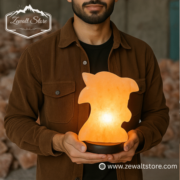 Fish Shaped Himalayan Pink Salt Lamp – Natural Air Purifier & Decorative Light - Image 6