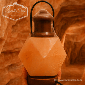 Lantern Shaped Himalayan Pink Salt Lamp – Natural Air Purifier & Decorative Piece