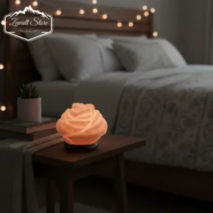 flower shaped himalayan pink salt lamp