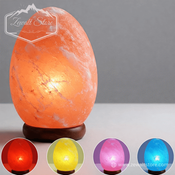 usb €gg shaped himalayan pink salt lamp