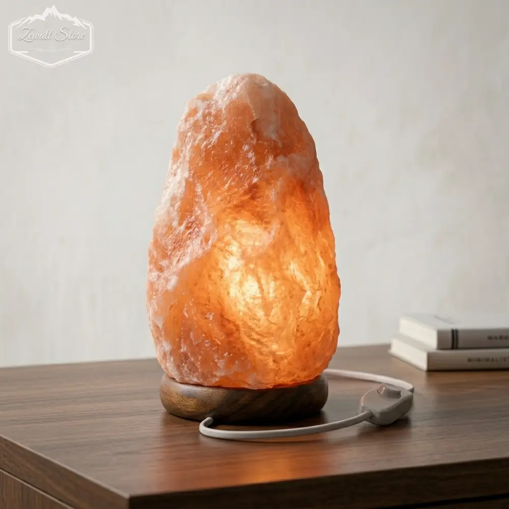 Natural Shaped Himalayan Pink Salt Lamp – 220V (2–3 KG) - Image 6