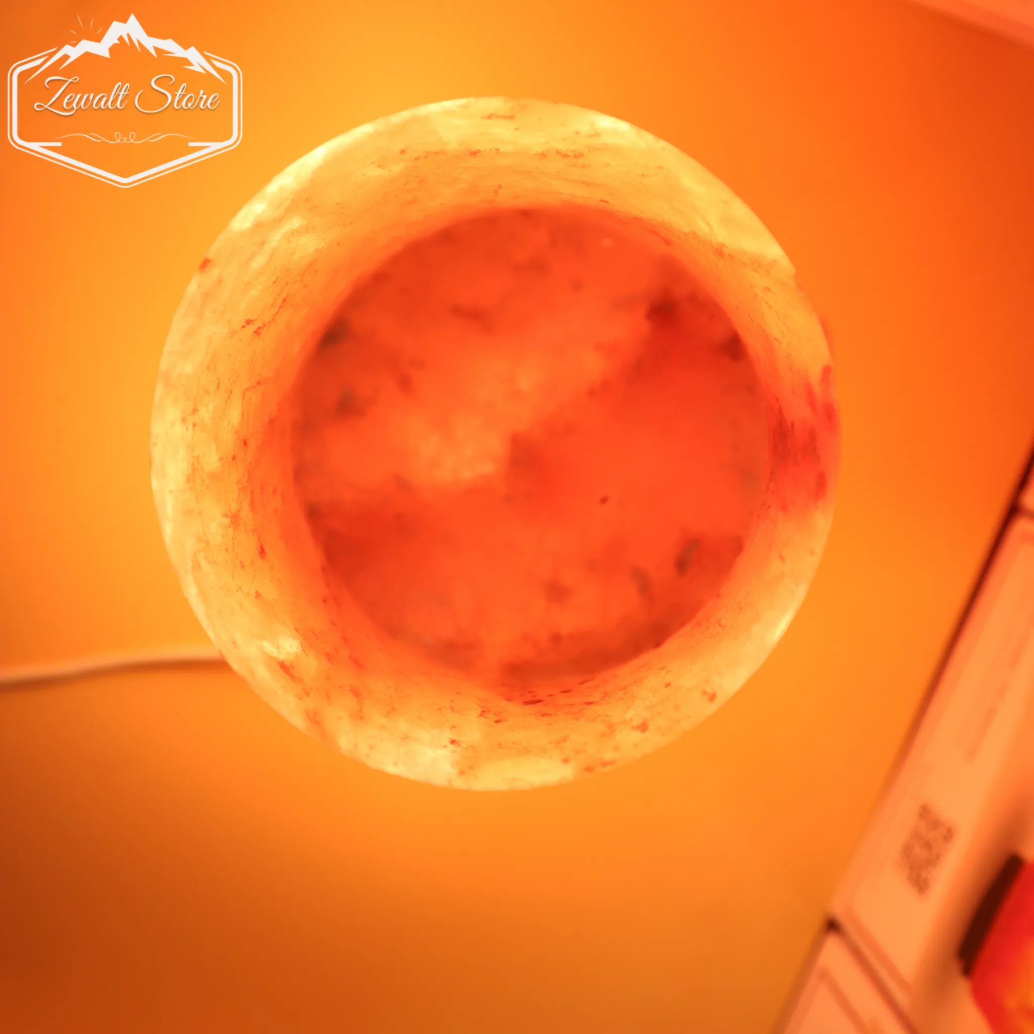 Side Table Himalayan Pink Salt Lamp – 220V Natural Crystal Lamp (2–3 KG) - Image 4