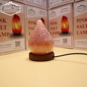 USB Rain Drop Shaped Himalayan Pink Salt Lamp