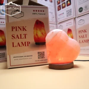 USB Heart Shaped Himalayan Pink Salt Lamp
