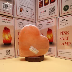 Heart Shaped Himalayan Pink Salt Lamp