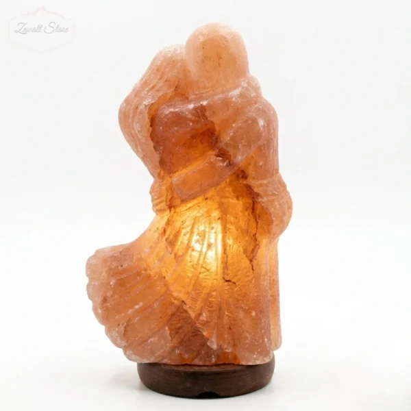 Couple Shaped Himalayan Pink Salt Lamp – 220V Natural Crystal Lamp (3–4 KG)