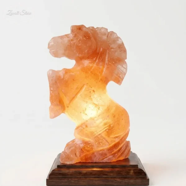 Horse Shaped Himalayan Pink Salt Lamp – 220V Natural Crystal Lamp (2–3 KG)