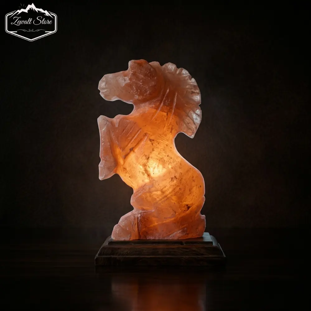 Horse Shaped Himalayan Pink Salt Lamp – 220V Natural Crystal Lamp (2–3 KG) - Image 4