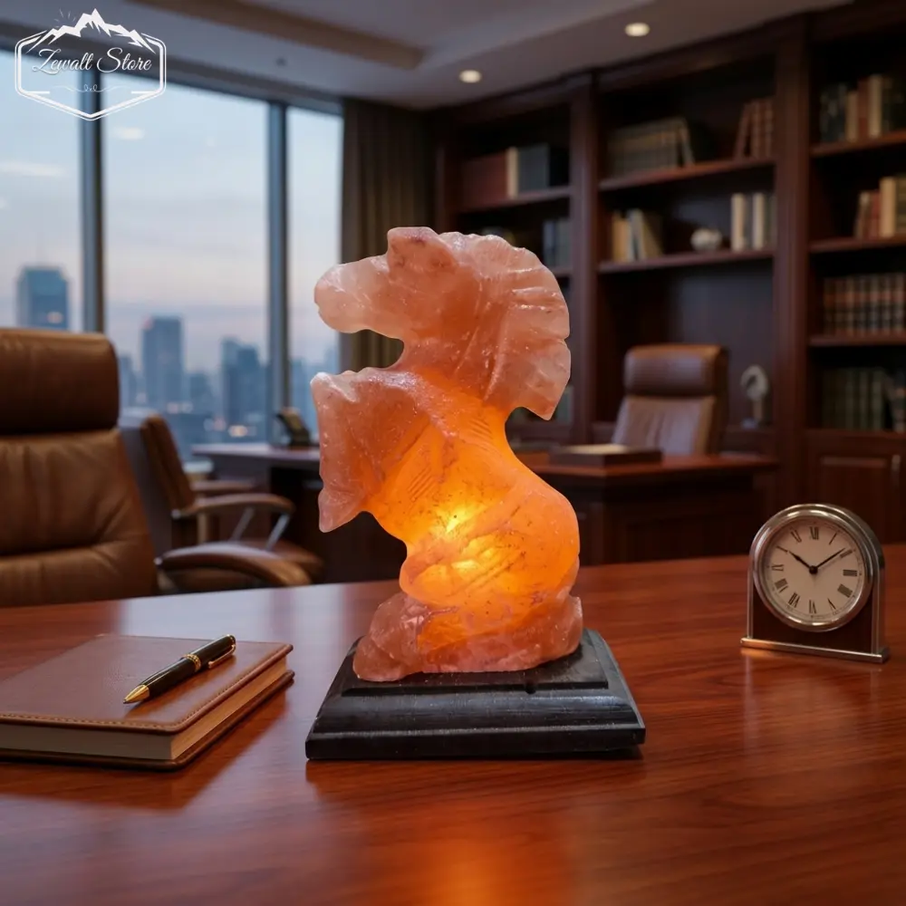 Horse Shaped Himalayan Pink Salt Lamp – 220V Natural Crystal Lamp (2–3 KG) - Image 6
