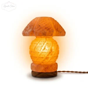 Umbrella Shaped Himalayan Pink Salt Lamp – 220V Natural Crystal Lamp (2–3 KG)