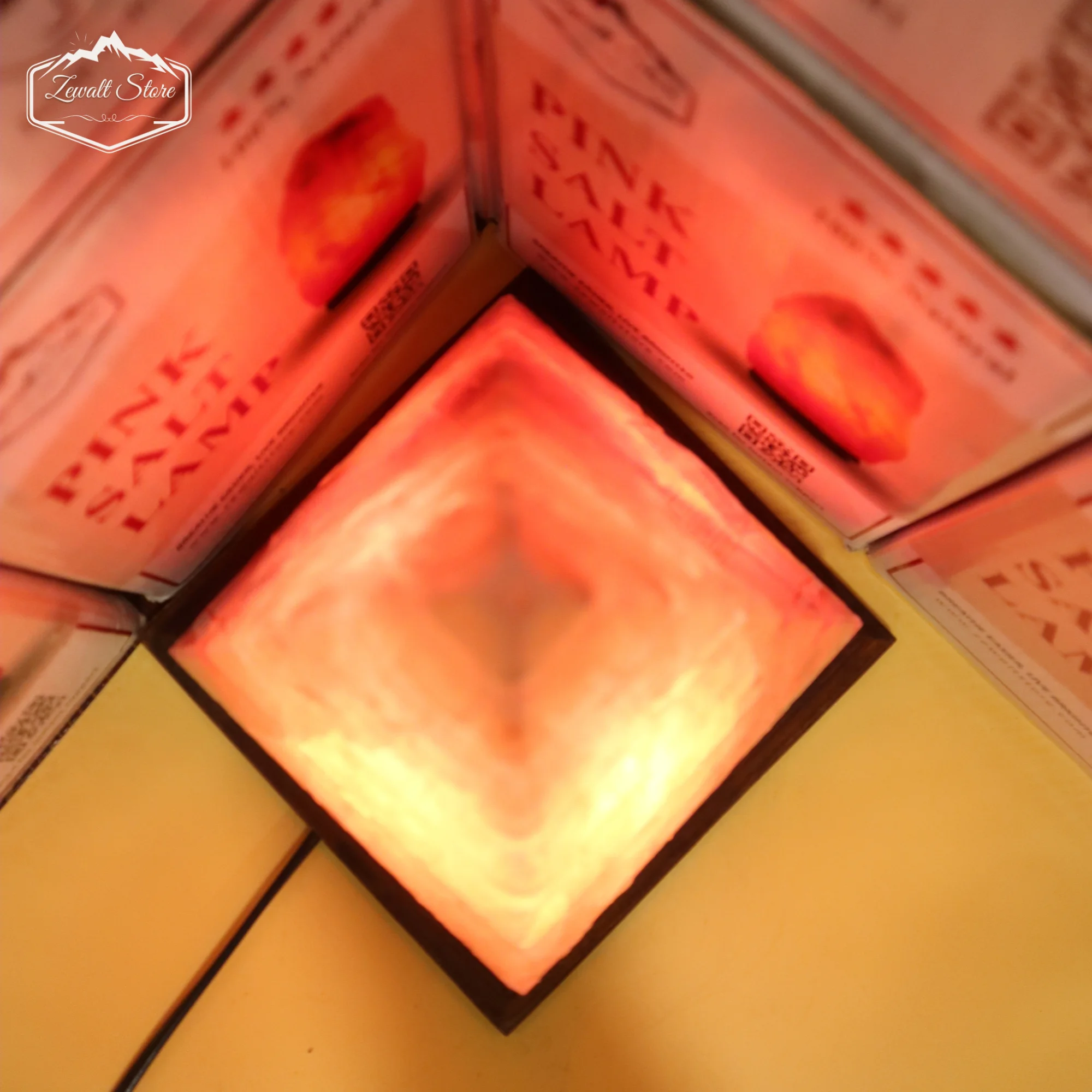 Pyramid Shaped Himalayan Pink Salt Lamp – 220V Natural Crystal Lamp (2–3 KG) - Image 5