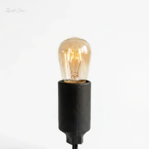 Himalayan Salt Lamp Holder with Filament Bulb – 220V Heat Bulb for Pink Salt Lamps