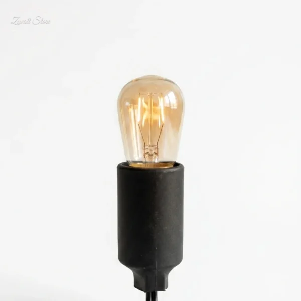 Himalayan Salt Lamp Holder with Filament Bulb – 220V Heat Bulb for Pink Salt Lamps